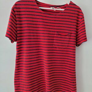 Three Feather Striped T-Shirt